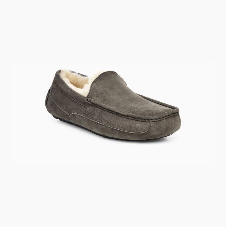 UGG Ascot Deep Grey Slippers for Men (SCAJ01985)